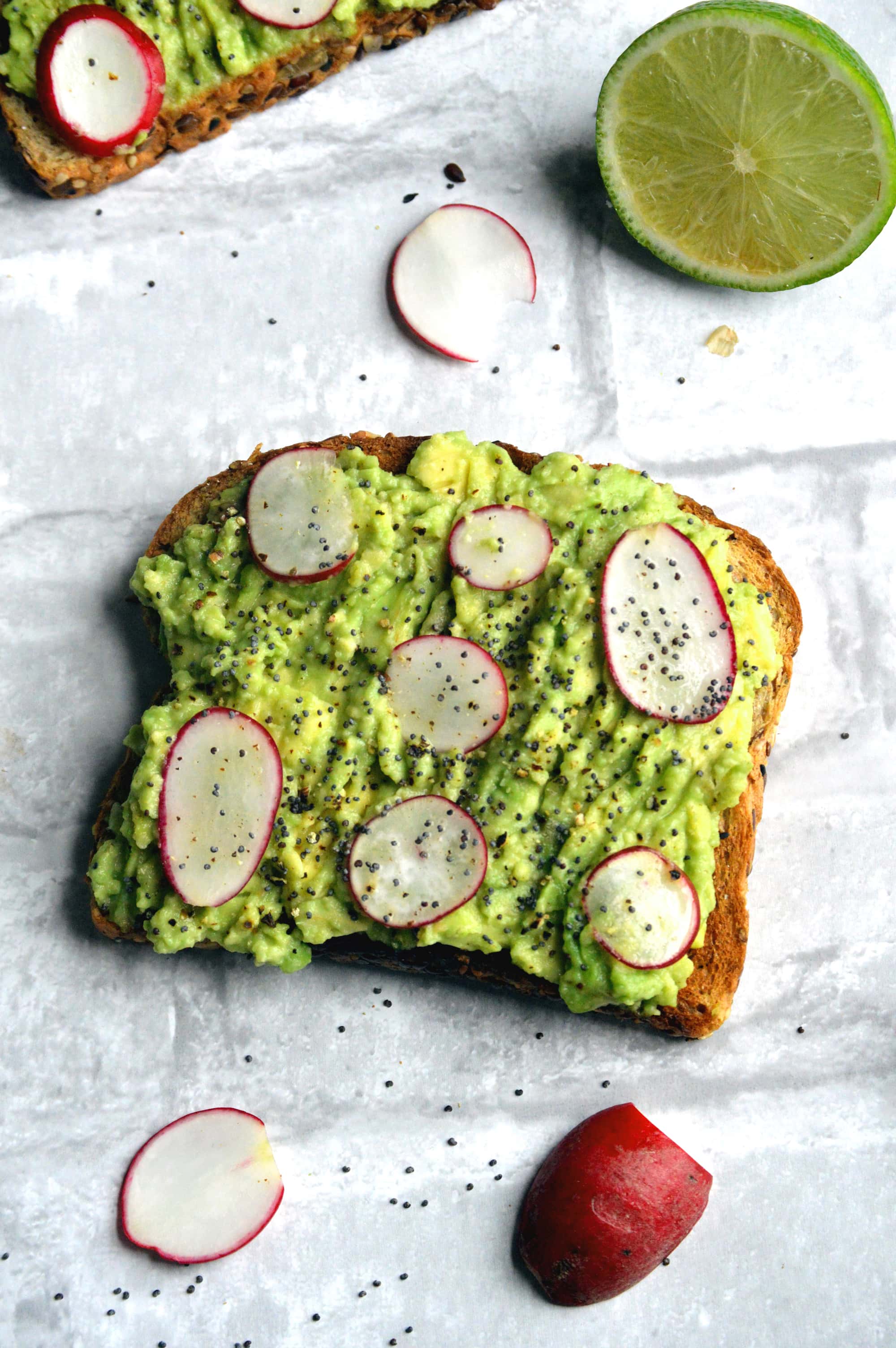 Avocado Toast with Radishes