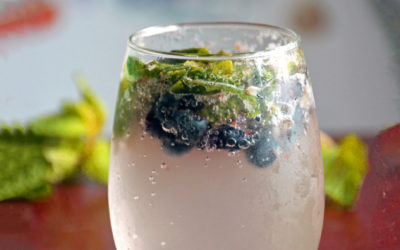 Easy Blueberry Mojito