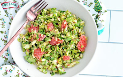 Brussels Sprout & Grapefruit Slaw