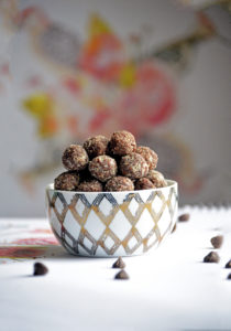 Chocolate Almond Energy Bites are the perfect pre-workout sweet snack