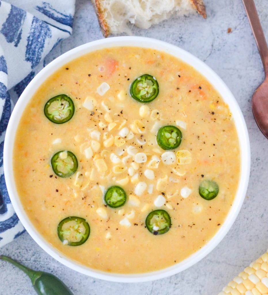 vegan corn chowder