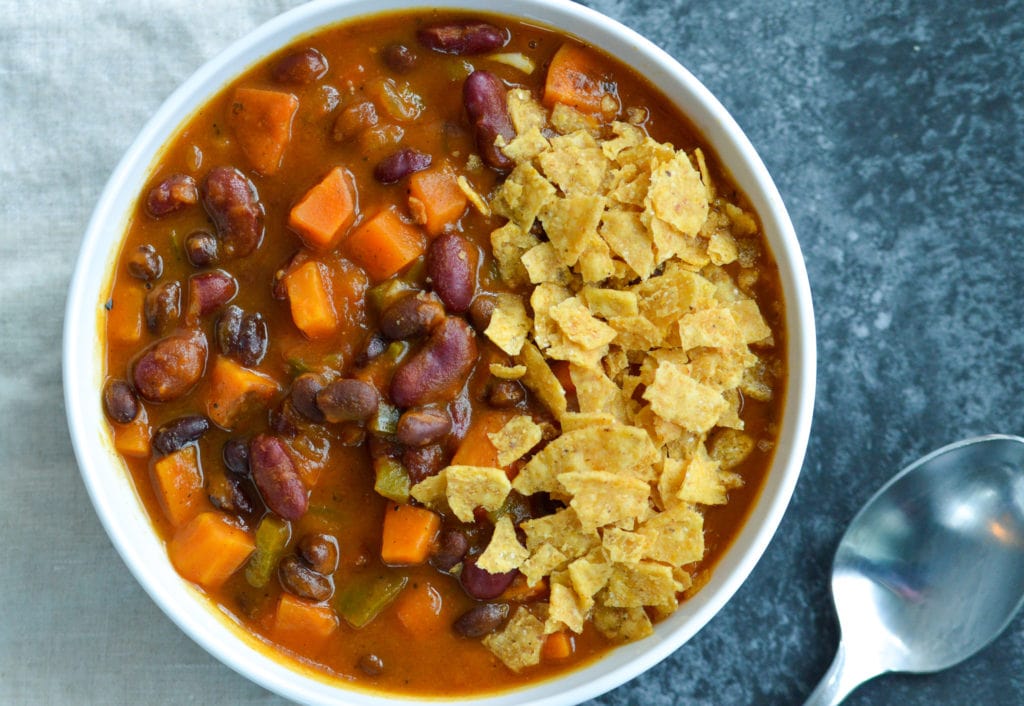 vegan pumpkin chili