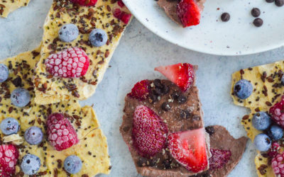 Frozen Yogurt Bark Two Ways