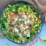 Green Crunch Power Salad--vegetarian and healthy salad