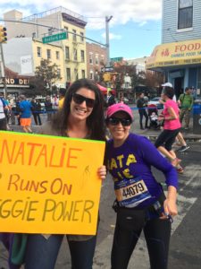 TCS NYC Marathon sign