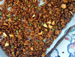 Pumpkin Granola Recipe. Vegan & Gluten-free