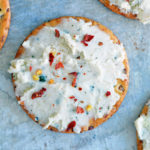 Spicy White Bean Dip on Cracker