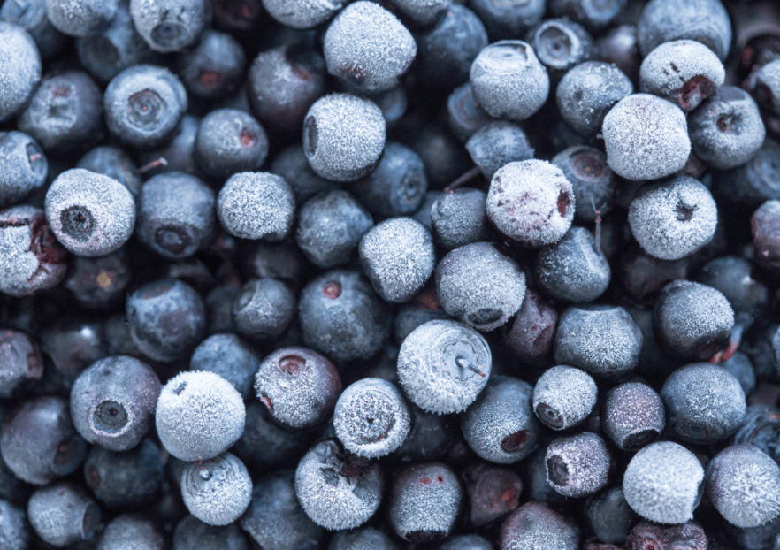 frozen blueberries for Blueberry Mojito