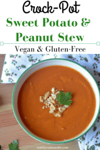 Vegan & Gluten-free Crock-Pot Spicy Sweet Potato & Peanut Stew